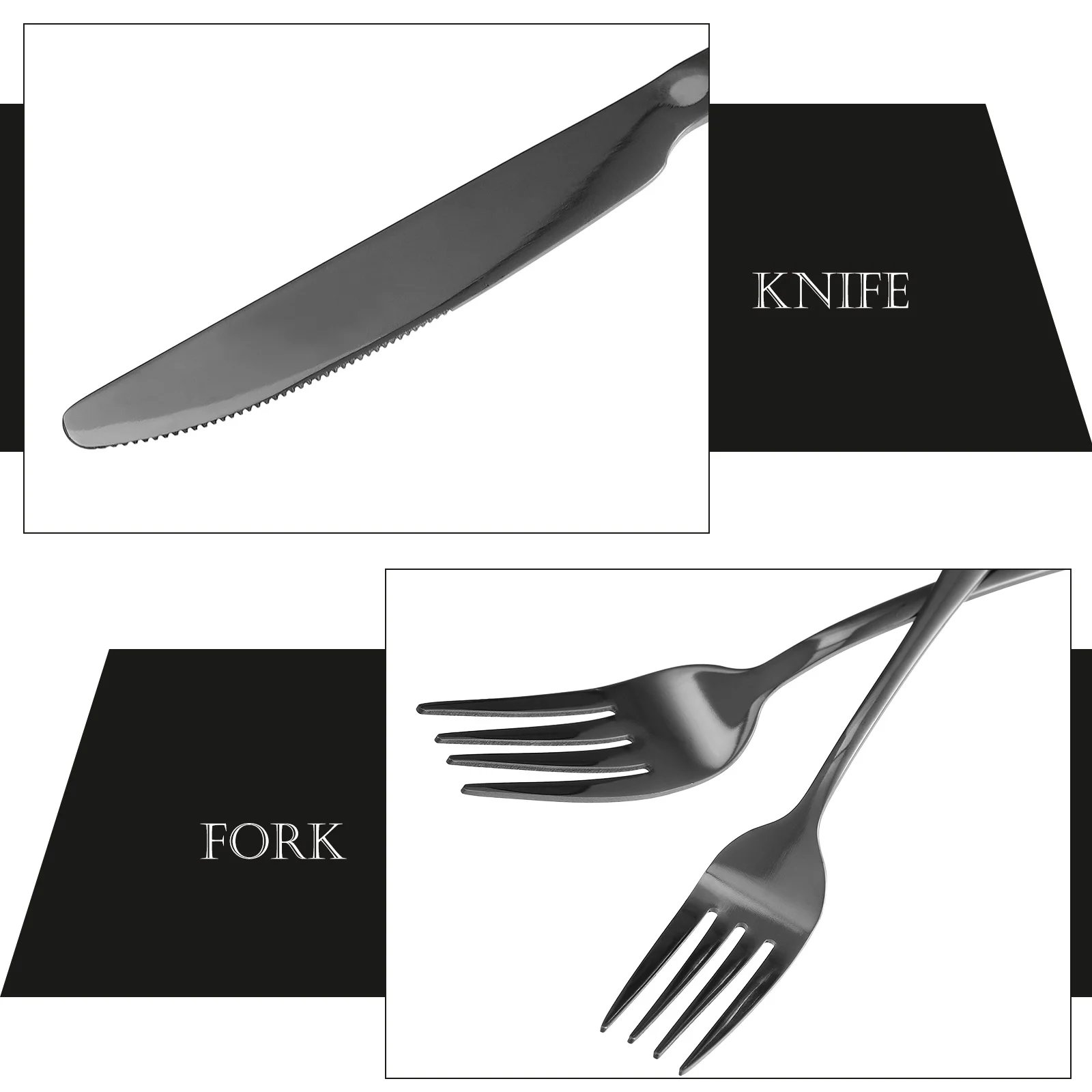 

1 set 1 Gold Cutlery Set Stainless Steel Tableware Elegant Dinnerware Set For Hotel Kitchen Party Buffet Home Serving Utensils