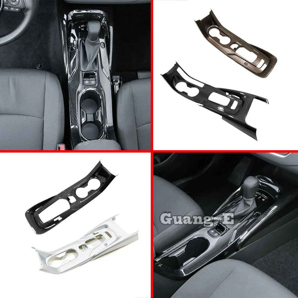 

Car Inner Middle Handbrake Gear Panel Shift Stall Paddle Cup Switch Frame Stick Trim 1PCs For Toyota Corolla 2019 2020 2021 2022