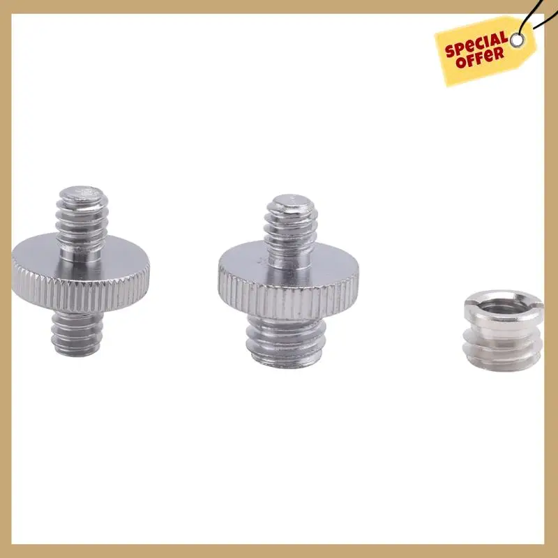 Винтовой адаптер для камеры 1/4 дюйма и 3/8 дюйма, набор резьбовых креплений для штатива, монопода, шаровая головка, подставка для светильника, плечевая установка-WMA