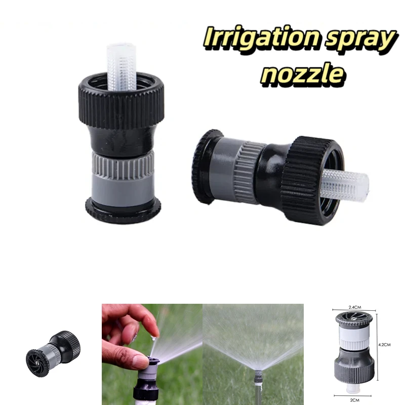 

Y Garden irrigation mist nozzle Adjustable 360° Sprinkler Garden Lawn Irrigation Nozzle Automatic Watering Dust removal cooling
