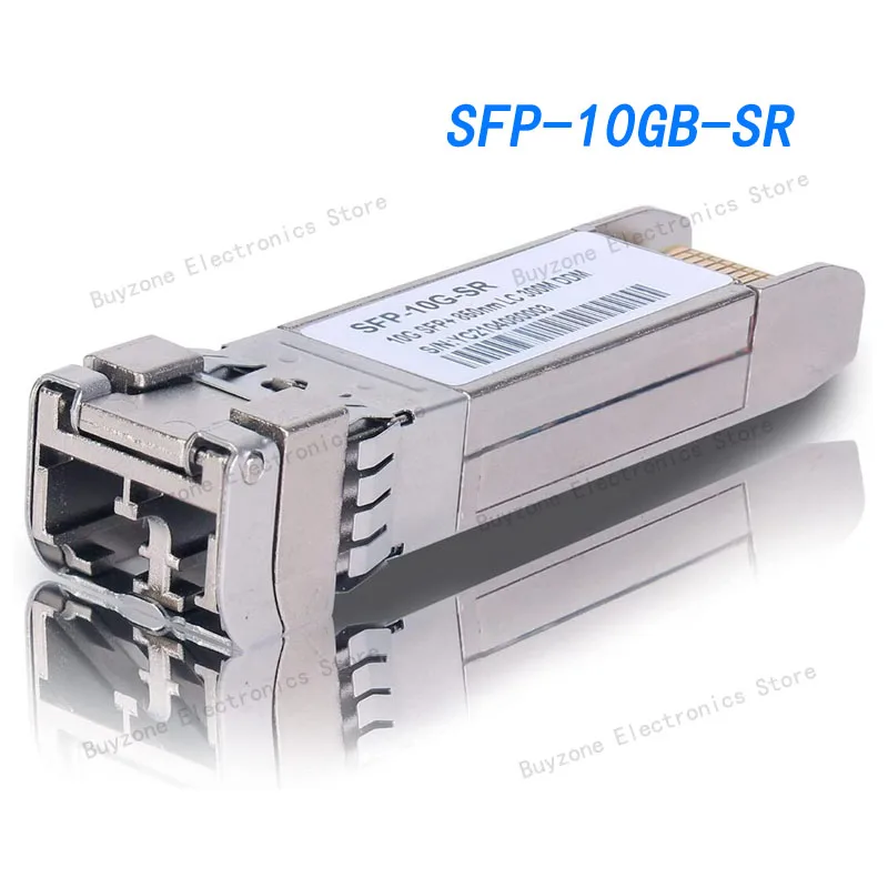 

10G SFP 10G-Base-SR 850nm MMF, SFP+transceiver up to 550 meters, suitable for Cisco GLC-SX-MMD/SFP-10GB-SR/SFP-GE-S