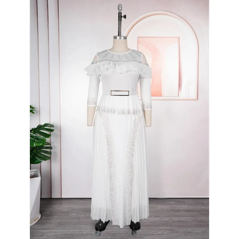 

Plus Size African Party Dresses for Women 2026 New Fashion Dashiki Ankara Wedding Evening Gown Elegant Turkey Muslim Maxi Dress
