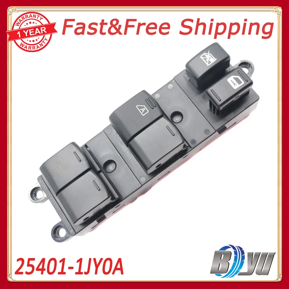

Electric Master Power Window Control Switches For Nissan TIIDA 2007-2010 25401-1JY0A 25401-EW70A 25401-ED500