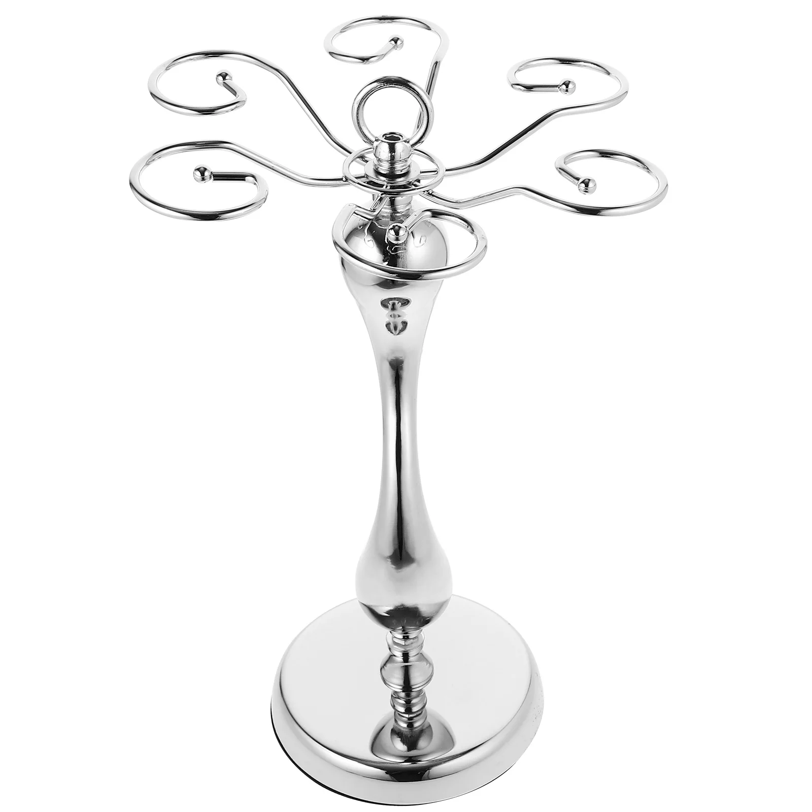 

Glass Holder Rack Iron Kitchen Bar Counter European Home Storage Glass Hanging Rack Organizer