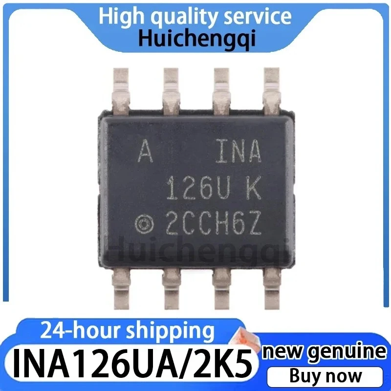1PCS INA126U INA126UA/2K5 Packaged SOIC-8 Precision Instrument Amplifier Chip