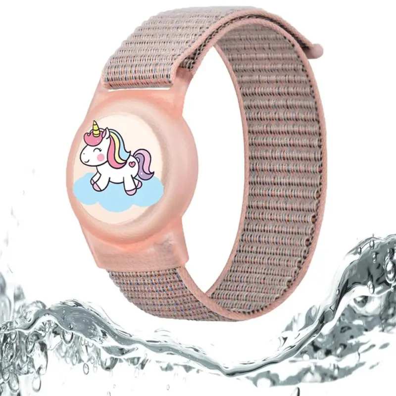 AirTag Bracelet for Kids, Waterproof Cute Cartoon Air Tag Holder for Kids with Full Coverage Design Silicone Hidden Wristband - Image 28