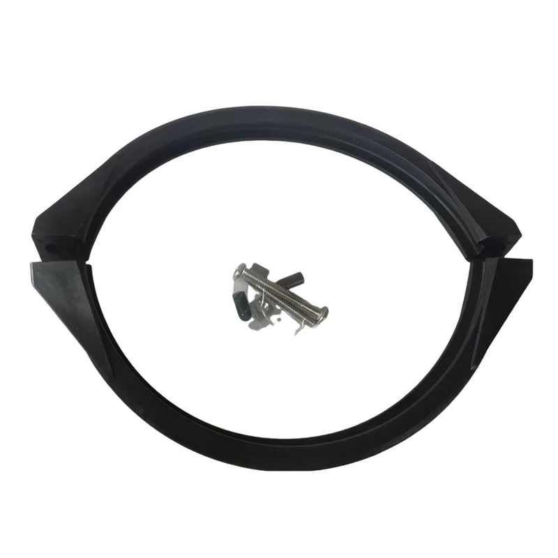 Plástico preto Flange Valve Clamp, filtro de areia, adequado para Hayward S144T Pro Series Pool, GMX600NM, 1 Pc