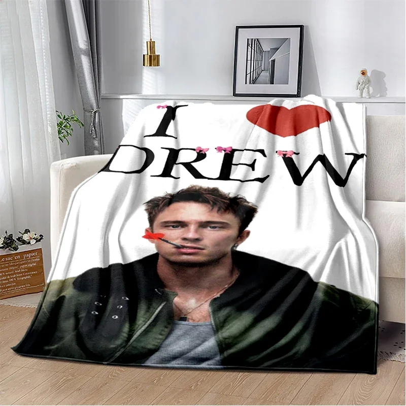 D Plush Throw Blanket by Drew Starkey Rafe Cameron Soft Flannel for Living Room Bedroom Bed Sofa Picnic Cover Gift