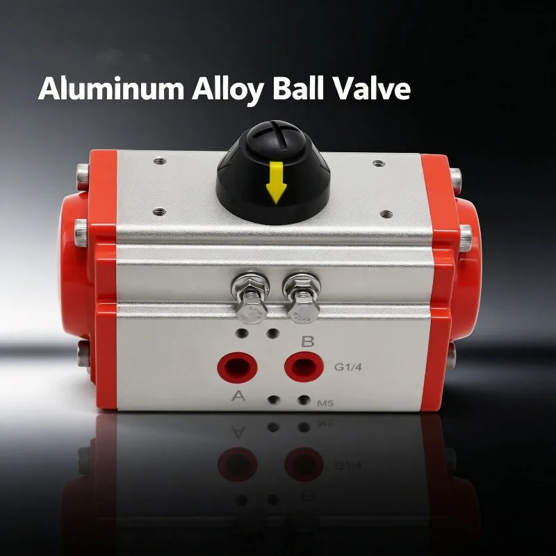 Butterfly Valve Automation Kit with Double/Single Acting Pneumatic Actuator Aluminum Alloy Ball Valve for Enhanced Control