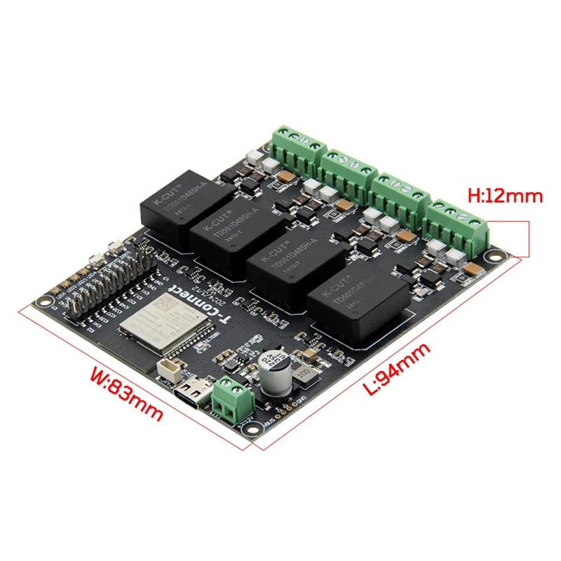 Exquisite-T-Connect ESP32-S3 Industriële Controle Development Board RS485 Module Wifi Bluetooth Low Power Draadloze Modules