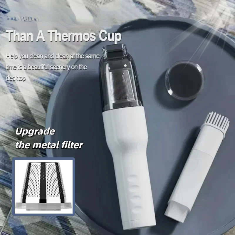 

Car Vacuum Cleaner Electric Household Mini Portable High Power Handheld Wireless Powerful Dust Remover Cleaning Upgrate Cleaner