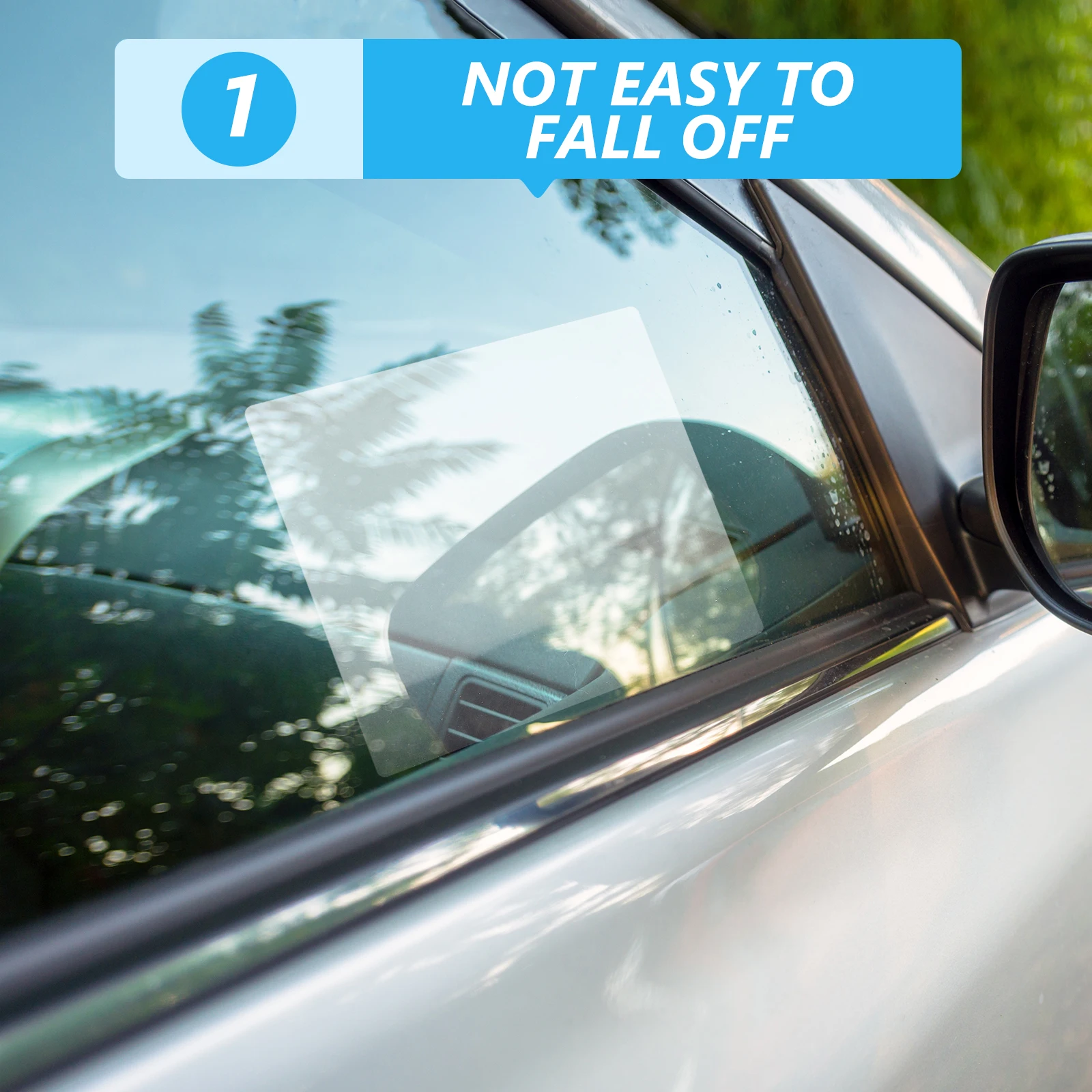 

4 Pcs Rain Film Car Mirror Protection Anti-fog Guard Stickers Nano Coating Shield