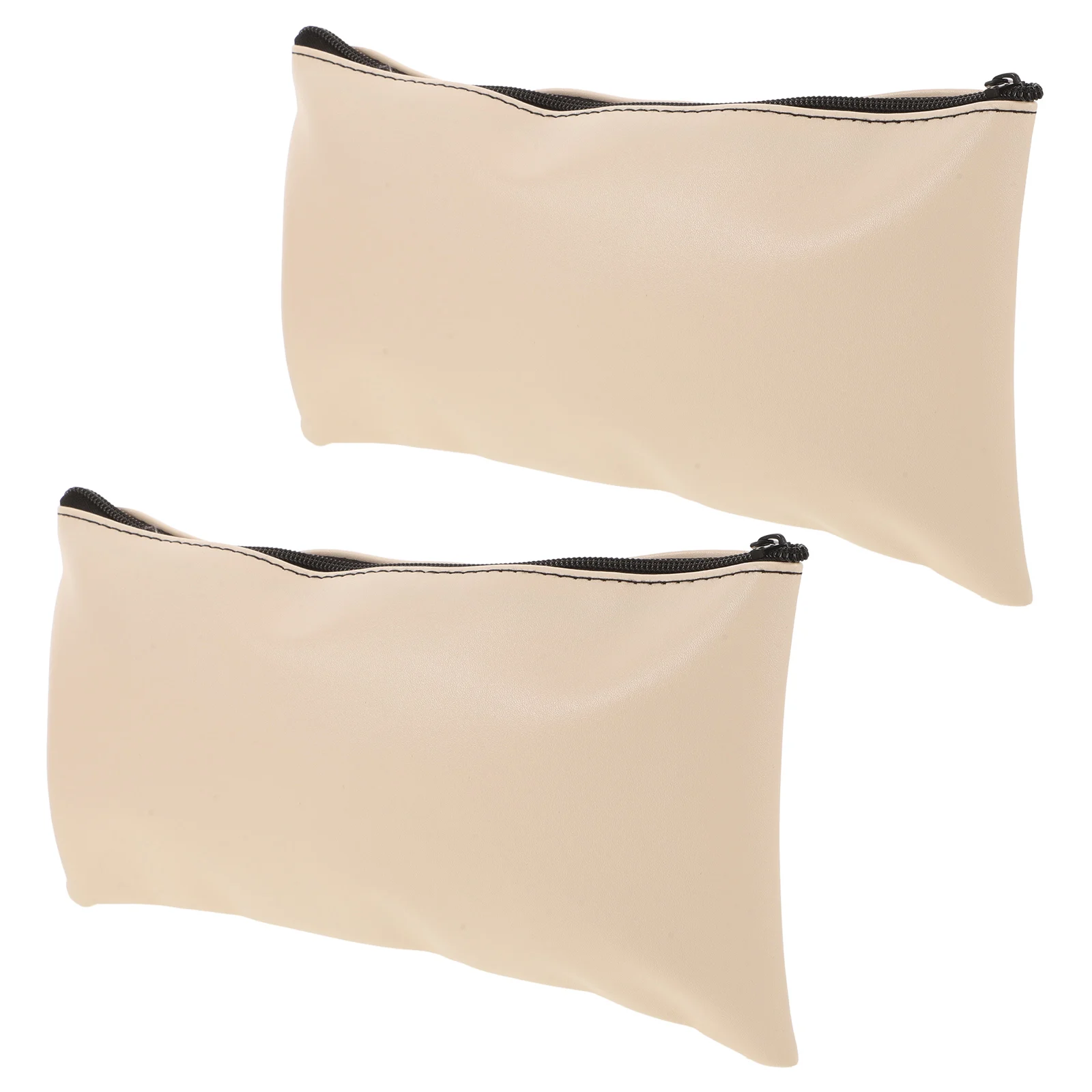 

2pcs Bill Cash Bag Deposit Bag Organizer with Smooth Zipper for Money Organizer For Cash Files Documents