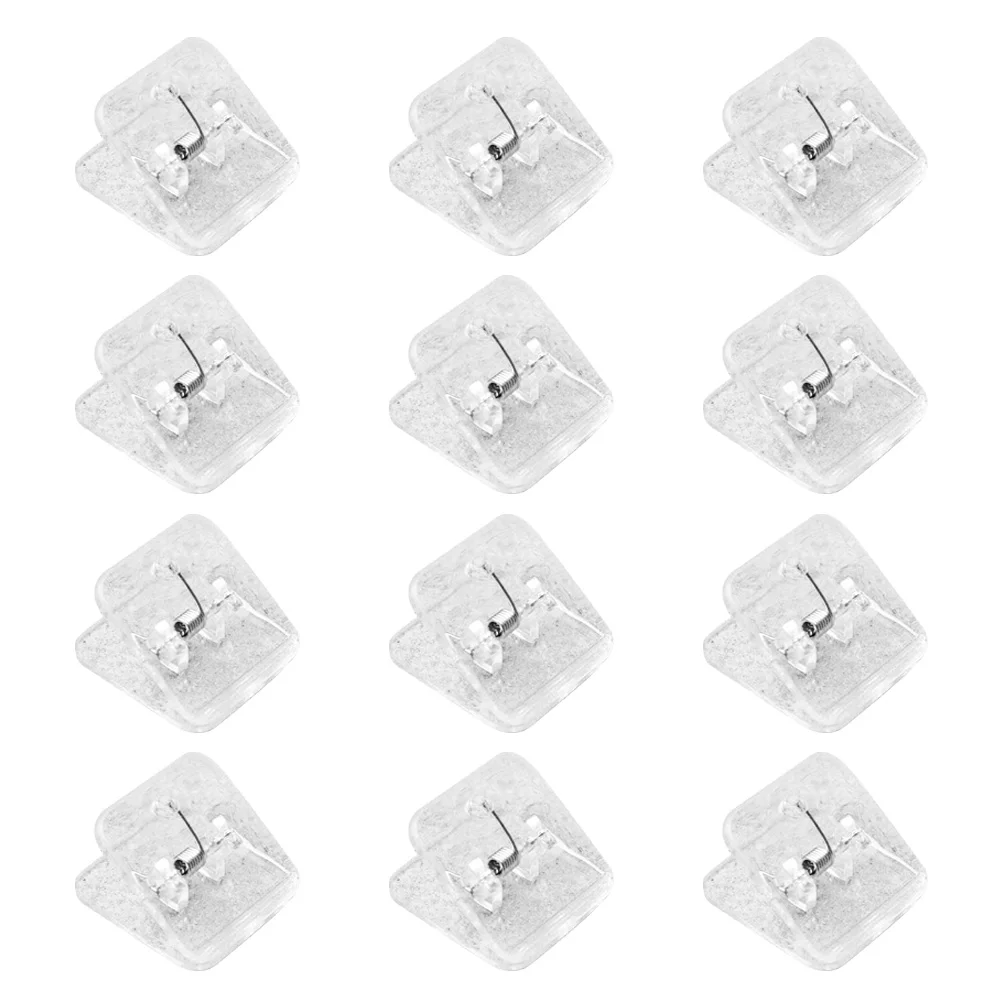 12 Pcs Folder Sub Binder Clips for Kids Paper and Clamps Office File Rings Paperclips Organize