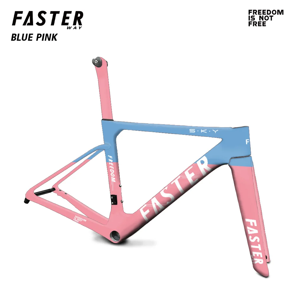 2026 絵画 FASTERWAY フリーダムレインフレームセットカーボンバイク