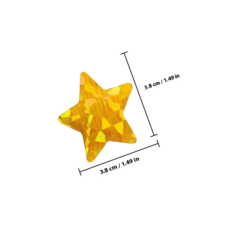 2 Rolls Star Stickers Decorative Gift Seals Multi-Purpose for Parties and Small Business Use Roll Sticker Letter Supply