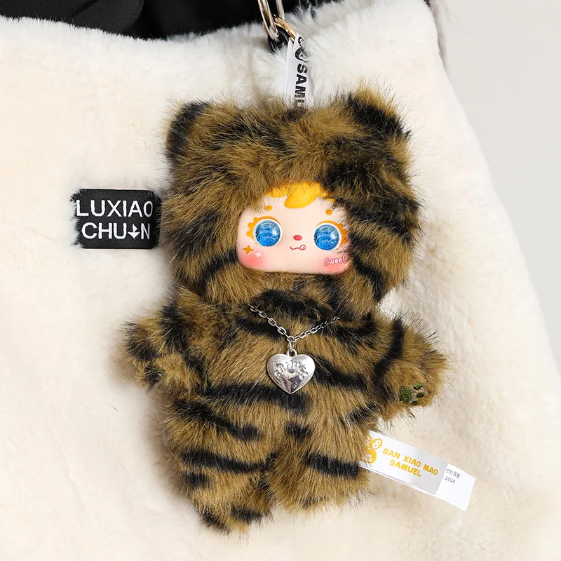 Genuine Samuel Meow's Cool Moments Plush Blind Box Kawaii Backpack Doll Pendant Bedhead Ornament Mysterious Box Surprise Gifts