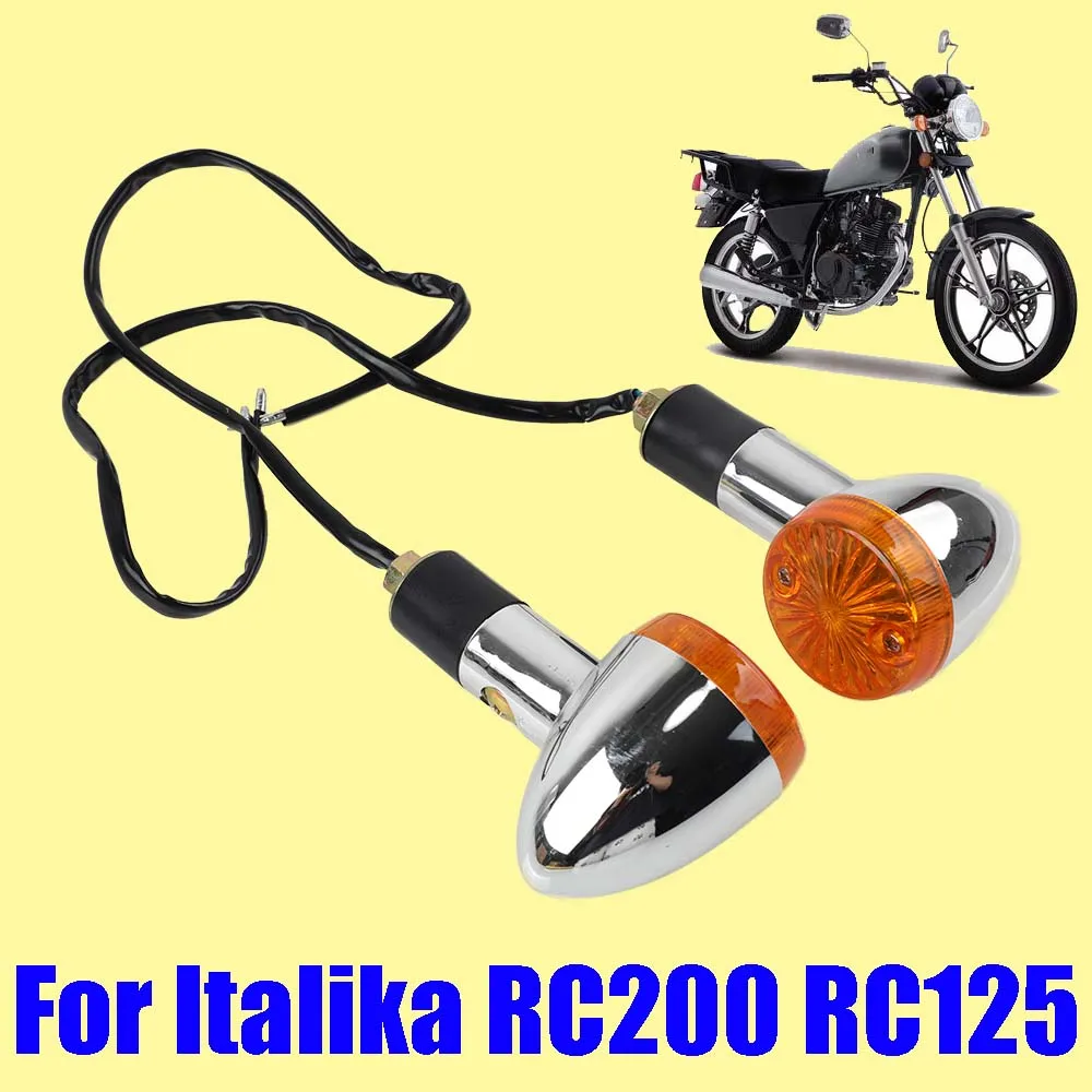 

Motorcycle Accessories Front or Rear Turn Signal Light Indicator Flasher Blinker Lamp For Italika RC200 RC125 RC 200 RC 125