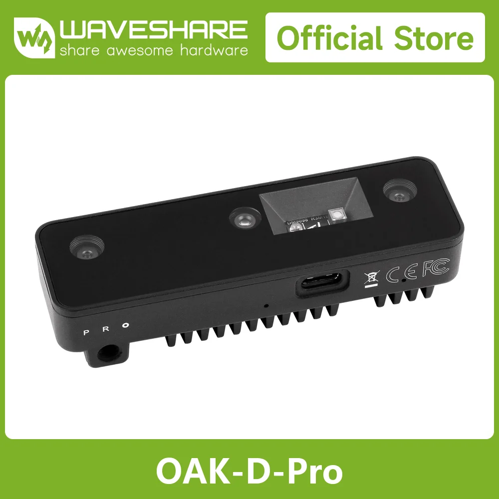 OAK-D-Pro, 12MP, OpenCV AI Machine Vision Kit, Depth Measuring, Image Recognition 	60fps (RGB), 120fps (Depth) 	GPIO, SPI, UART