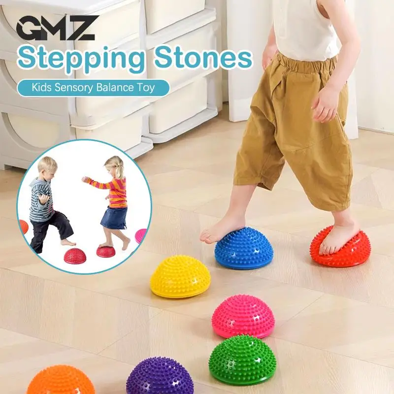 Kids Balance Training Stepping Stones Sports Bosu Balls Durian Fitness Massage Pad Yoga Balls Indoor Outdoor Gym Equipment