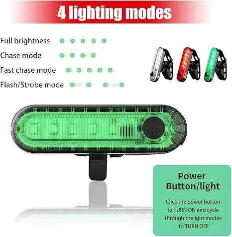 LED Boat Navigation Light USB Charging Sailing Signal Lamp 4 Modes Boat Stern Lights for Marine Yacht Kayak Sailboat