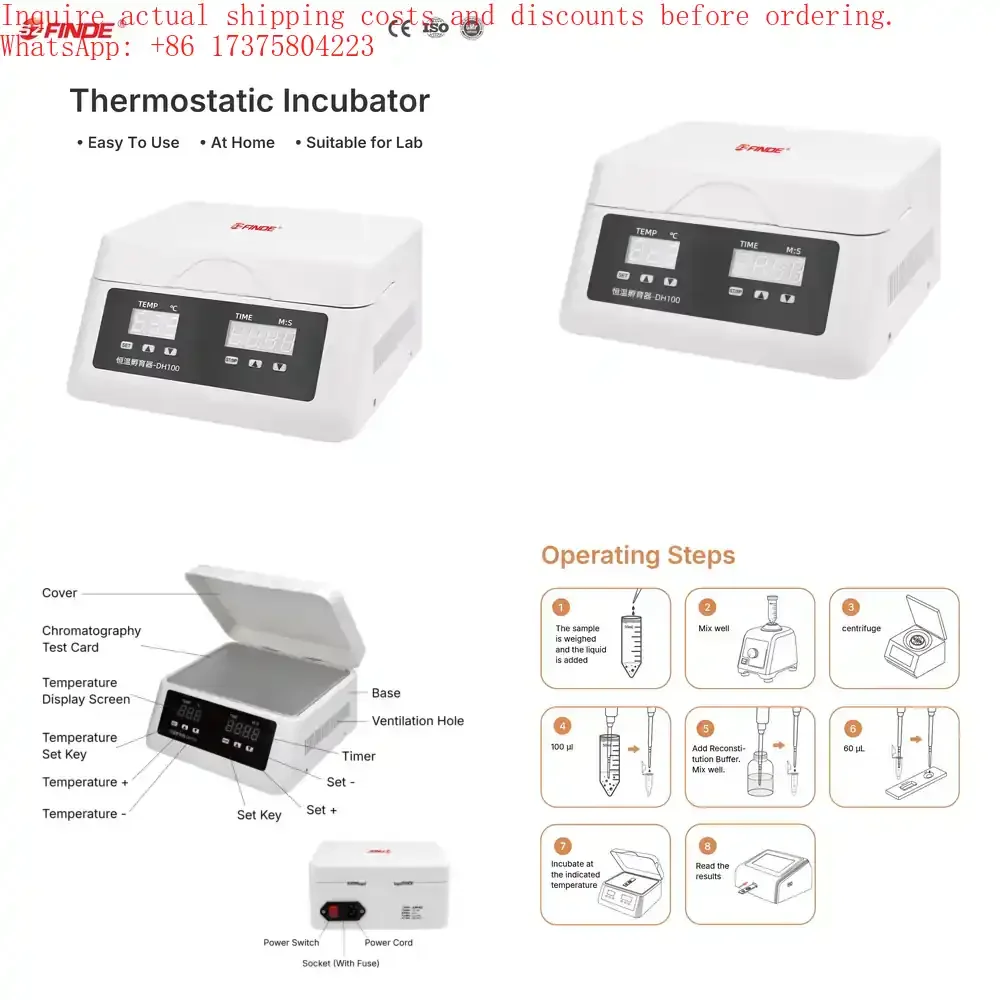 

Portable Constant Temperature for Mycotoxin Test Lab Analysis Grain Milk Feed Laboratory Equipment Precision
