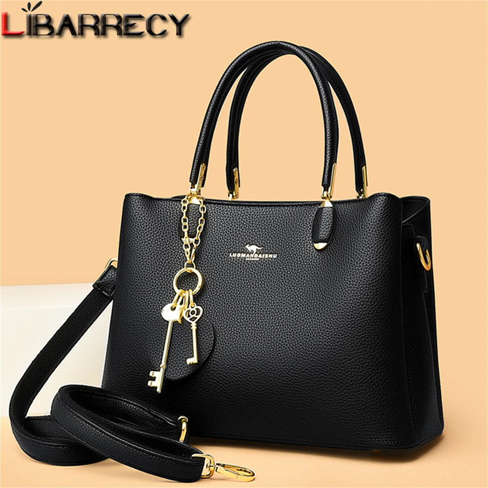 

Tassel Design Multifunctional Women's Handbag Luxury Designer New High Quality Leather Ladies Shoulder Crossbody Bags Sac A Main