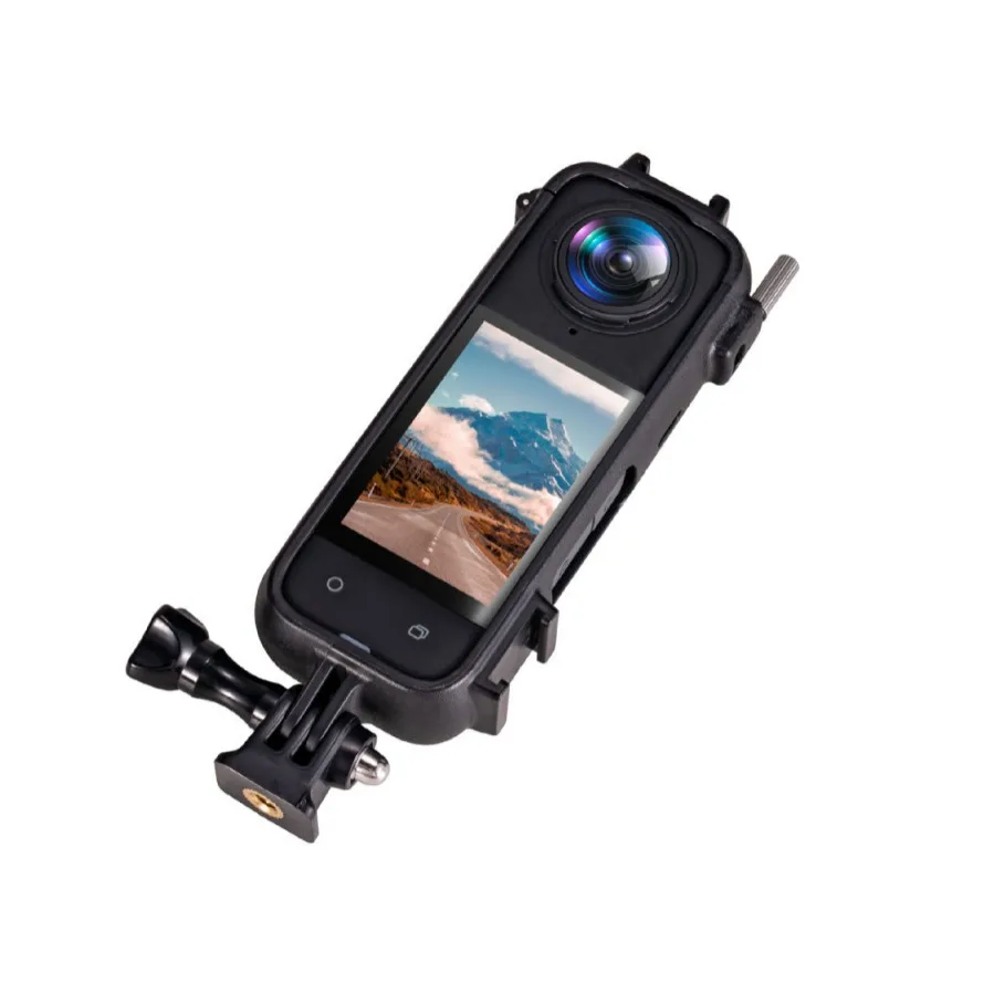 Пластиковая защитная рамка для Insta360 X4 аксессуары Корпус рамка с адаптером Крепление Винт прочный корпус клетка винт 1/4 дюйма