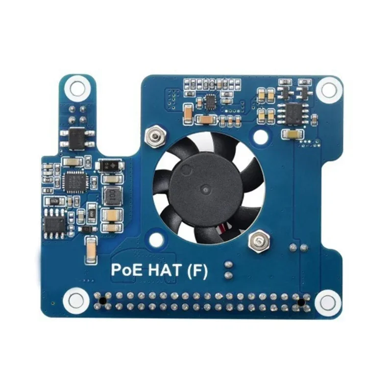 Modul Papan Ekspansi Catu Daya Poe Ethernet Poe dengan Dukungan Kipas 802.3AF untuk RPI 5