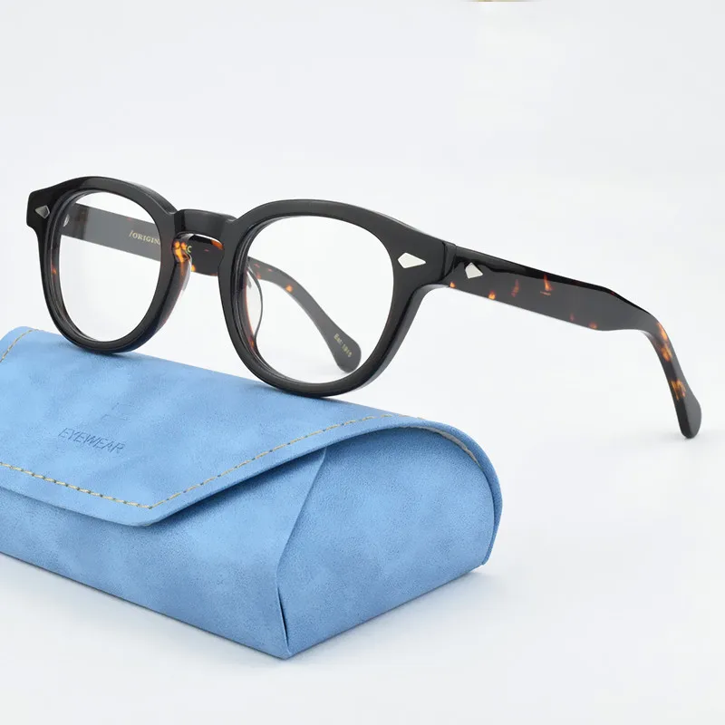 2025 Retro Eyeglasses Frames for Men Johnny Depp High Quality Acetate spectacle Women Luxury Brand Vintage Glasses Frame Lemtosh image 3