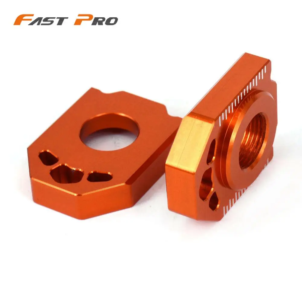 Motorcycle CNC Rear Chain Adjuster Axle Block For KTM 125 200 250 300 350 450 SX SX-F XC XC-F 2013-2022 Motocross dirt bike