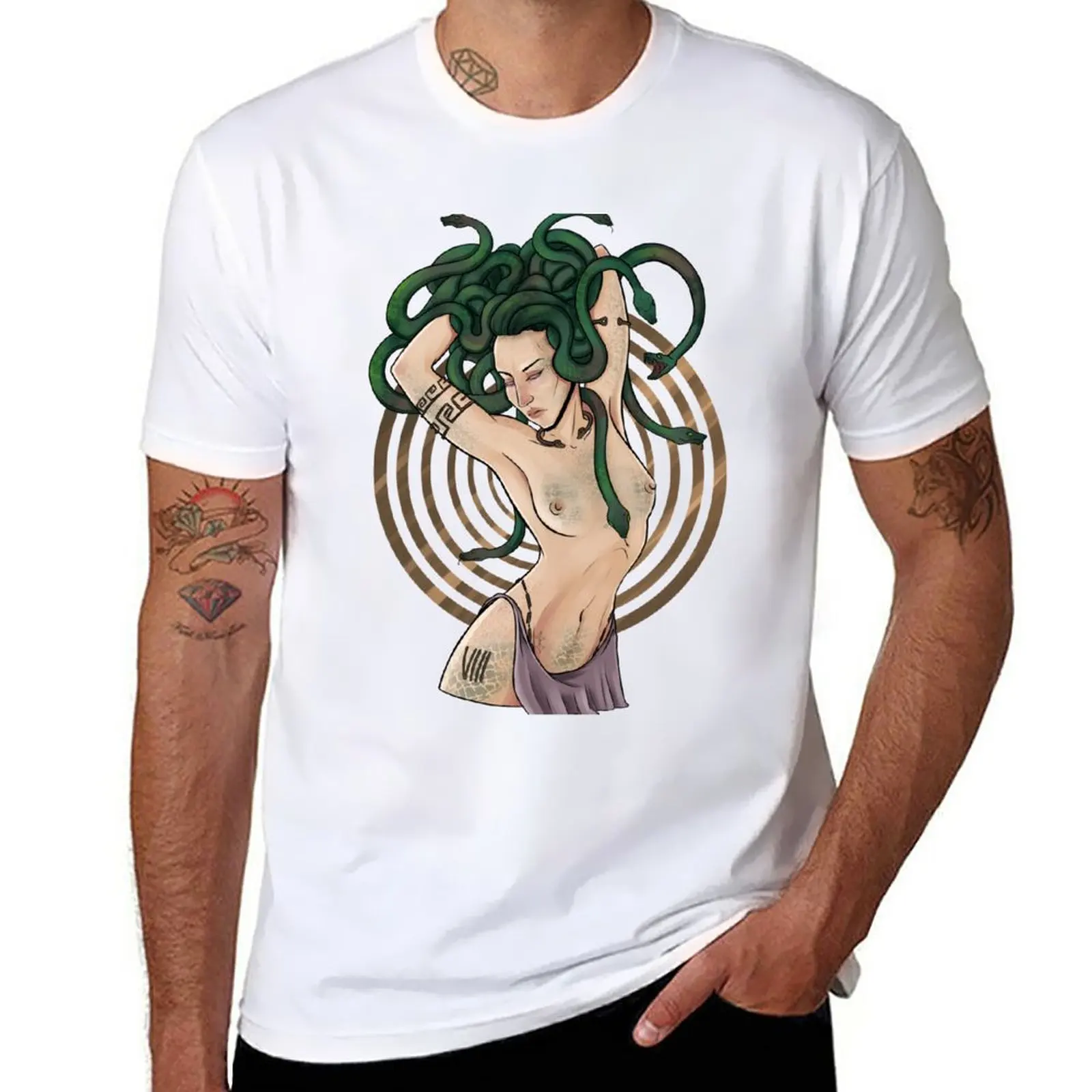 New Gorgon Medusa T-Shirt man clothes new edition t shirt mens t shirt