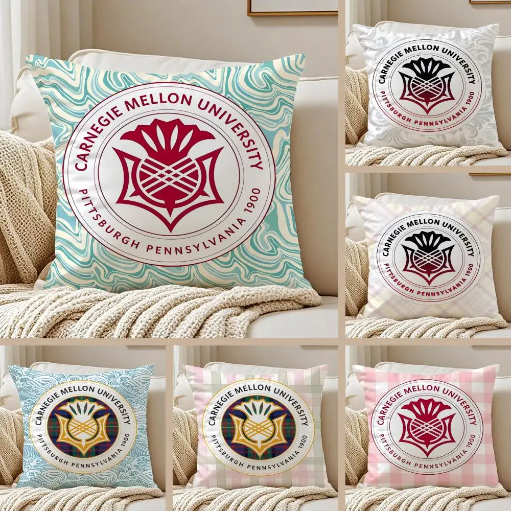

Наволочка для подушки Университета Карнеги-Меллона, шелковистая, элегантная, комфортная, для дивана-кровати, с невидимой молнией
