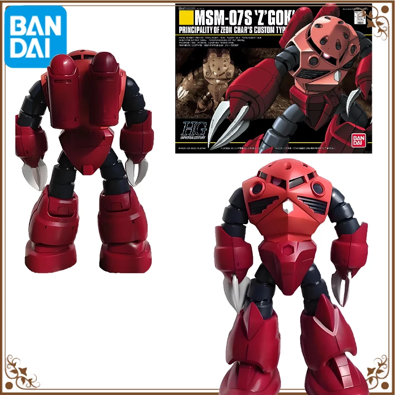 

Bandai оригинальные HGUC 019 MSM-07S 'Z'GOK' аниме фигурки игрушки для мальчиков и девочек детский рождественский подарок коллекционная модель украшения