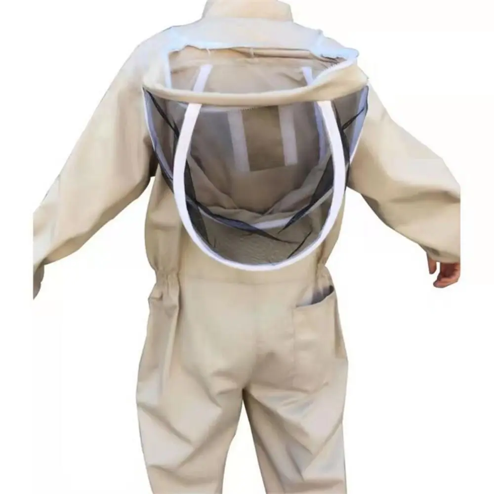 Ventilated Design Beekeeping Protective Suits Durable Professional Grade Bee Suit with Gloves Long Sleeves Gloves