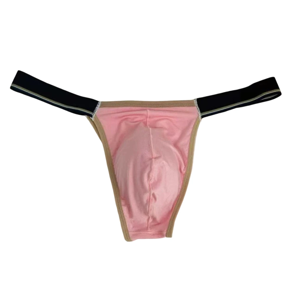 Men\\\\\\\'s Thong G String Enhance T-Back U Convex Pouch Lingerie Underpants High Elastic Skinny Thin Breathable Underwear