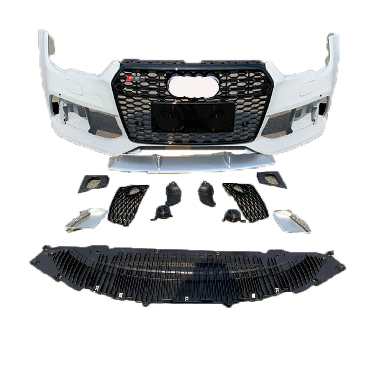 

High Quality Auto Parts Upgrade to RS7 C7.5 Front Bumper with Grille for Audi A7 C7PA 2016-2018