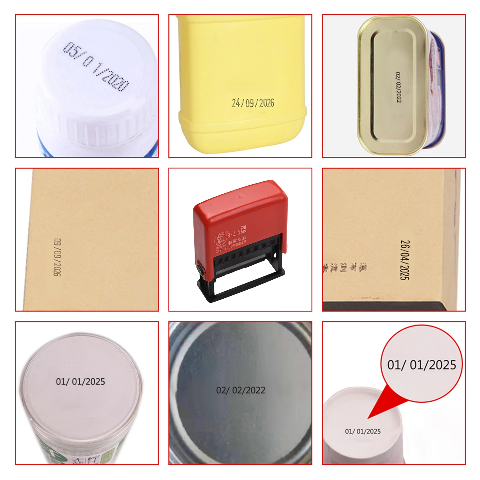 

Портативный ручной кодировочный аппарат, ручной датировщик, принтер для печати даты на пищевых продуктах, пластиковых пакетах, бутылках, металлических банках, бумажной продукции