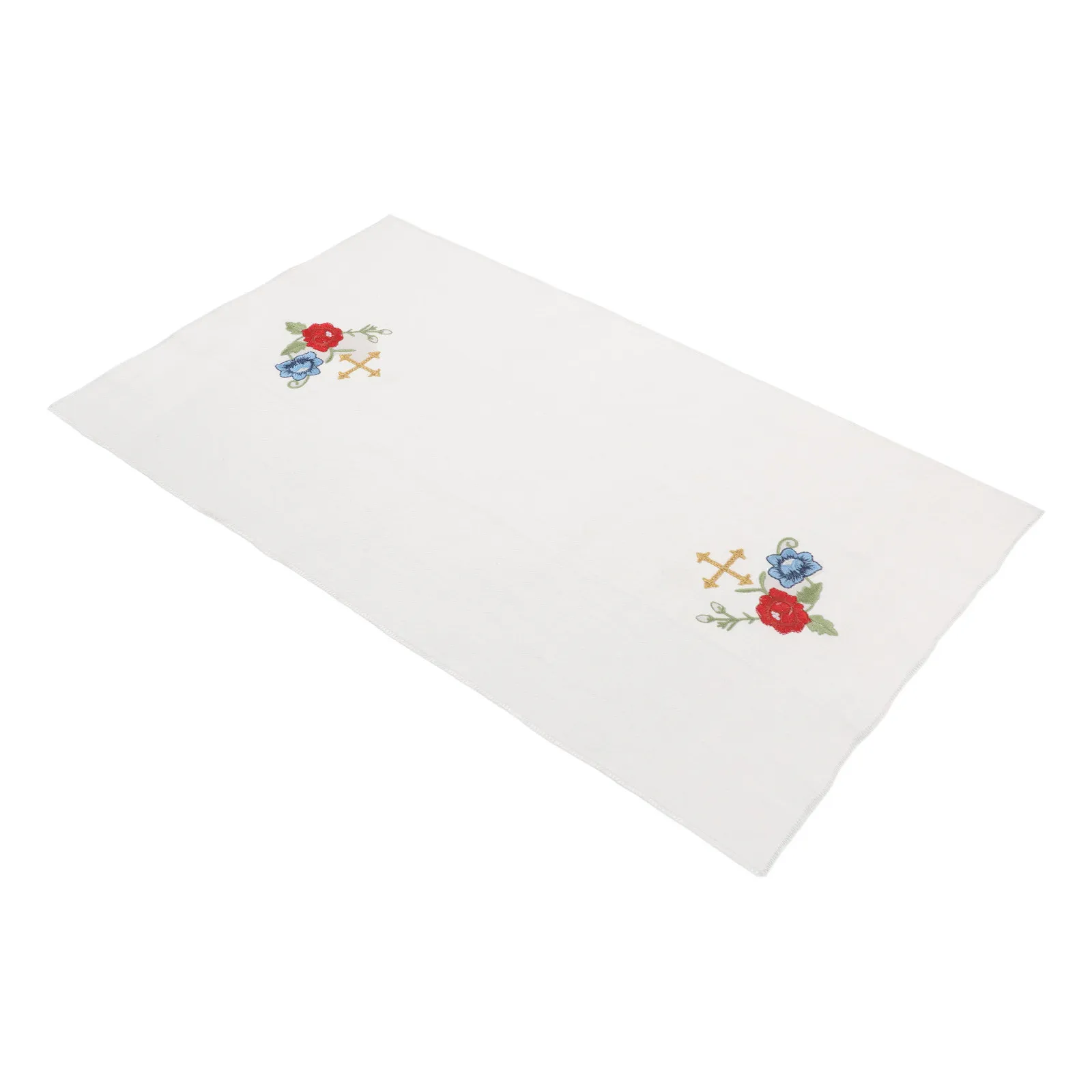 Catholic Altar Linens Set Cotton Communion Table Cloth Embroidered Cross Purificator Mass Liturgical