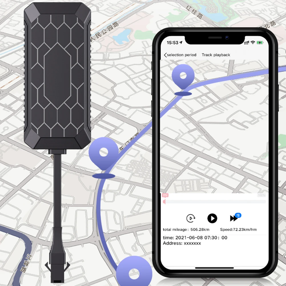 

Car GPS Locator Car Tracking Device Motorcycle Waterproof GPS Locator Realtime Tracking Locator Mini Tracking Device Anti Theft