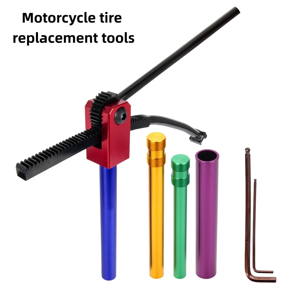 

Dirt Bike Tire Changing Tools Kit for 16"-21" Wheels for 15 mm to 25 mm Axles for Motocross Compact Dirt Bike Tire Changer