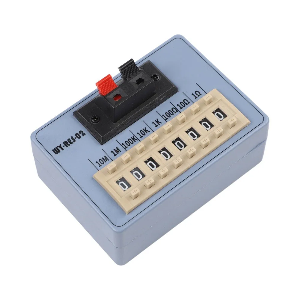 1PCS WY-RES-01 Portable Resistor Box For Dial Programming Resistance Decade Box For Circuit Testing And Electronic Calibration