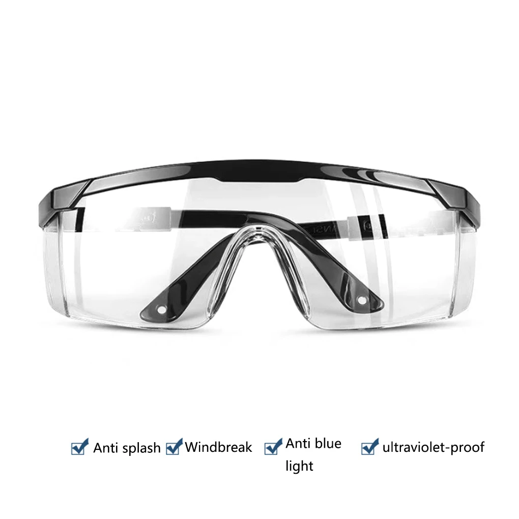 Lab Work Goggle Anti-spray Anti-paint Dustproof Windproof Eyes Protection Glasses Work Eyewear