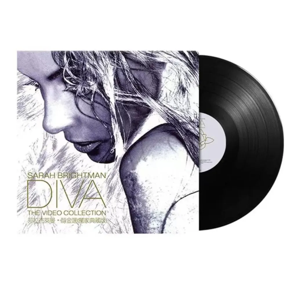 مجموعة Sarah Brightman Classic Collection LP - سجل فينيل مقاس 12 بوصة - الألحان الصوتية الغربية الخالدة لهواة الجمع