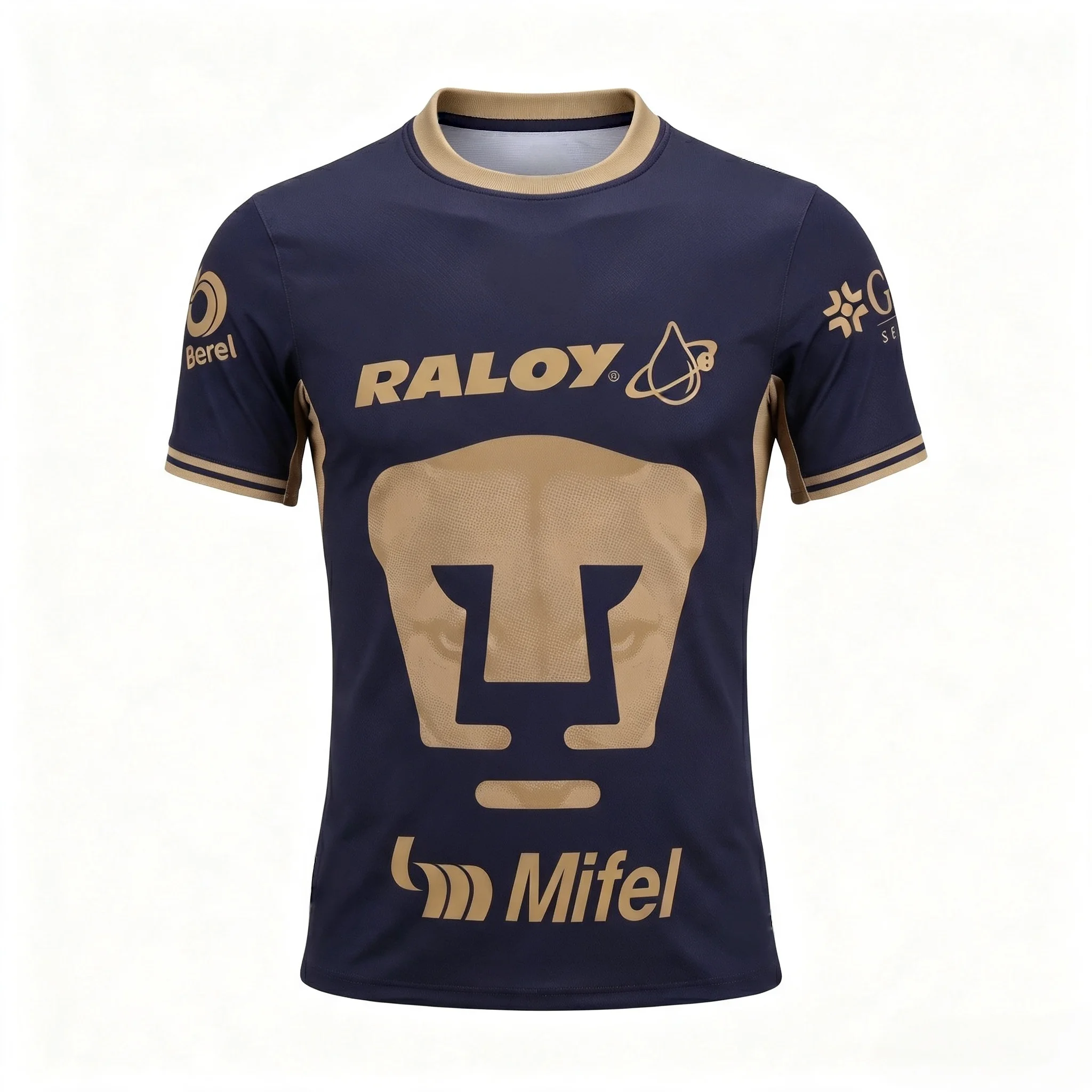2026 Pumas UNAM 3D Print Football Jersey Men Women Summer Sports Oversize T-shirt Breathable Quick Drying Streetwear Clothing