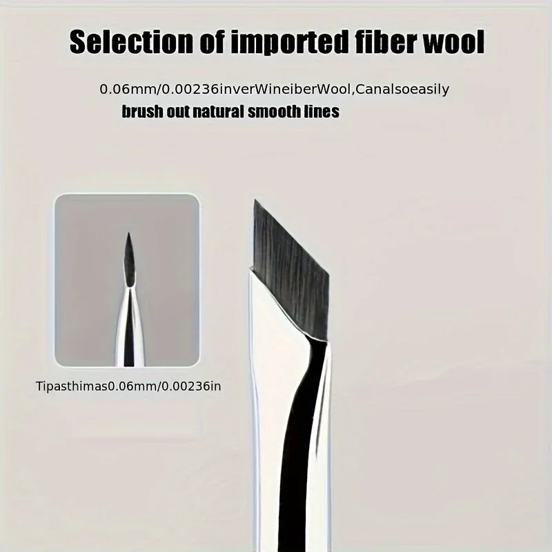 Karsyngirl 2/5 قطعة ترقية شفرة كحل فرشاة رقيقة جدا غرامة زاوية شقة الحاجب فرشاة تحت العينين مكان فرشاة التفاصيل الدقيقة