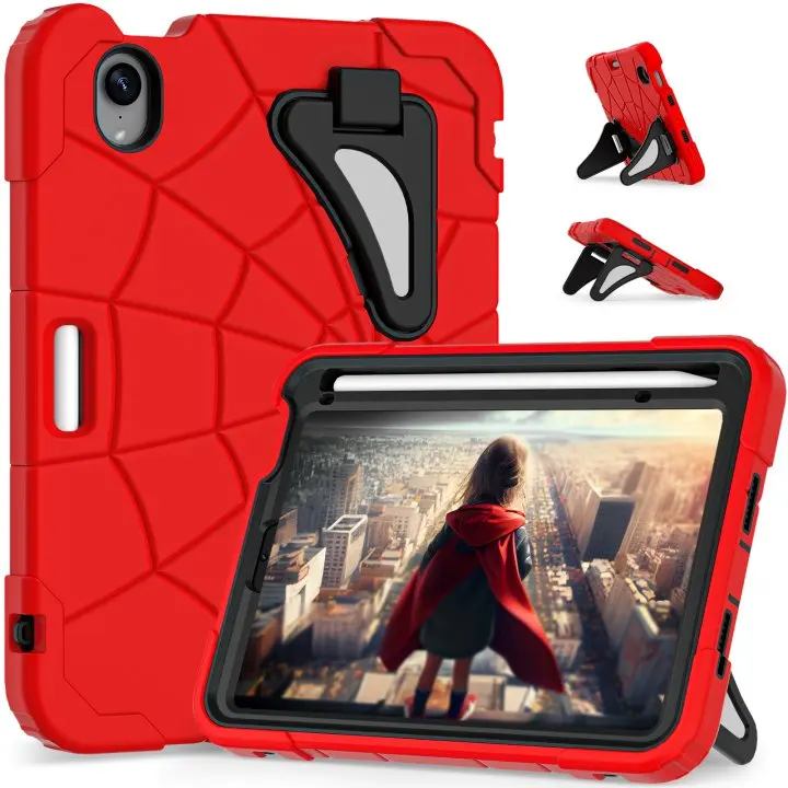 

Kids Lovely Case Universal For iPad Mini 7 A17 Pro 2024 Mini 6 2021 8.3" A2993 A2995 A2996 A2567 A2568 A2569 Stand Armor Cover