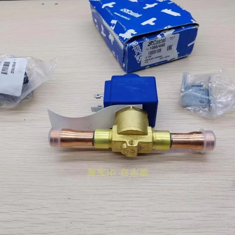 New Castel Castel solenoid valve TYPE 1068 4 4 points air conditioning freezer solenoid valve 1068 4A6