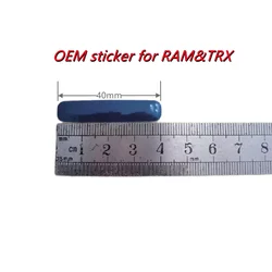 2 piezas/lote, Adhesivo con Logotipo, Calcomanía DIY de 40 mm para Llave de Auto Smart, TRX RAM 1500 Limited LongHorn 2019 2020 2021