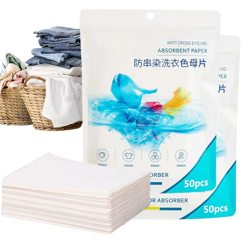 Laundry Tablet Color Absorption Anti-Staining Clothes Sheet Anti-String Mixing Washing Accessories Long-lasting Fragrance Tablet